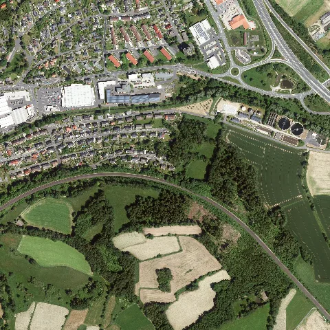 Dop40 Landkreis Wunsiedel Im Fichtelgebirge 32722 5543 (Bayerische Vermessungsverwaltung)