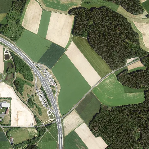 Dop40 Landkreis Wunsiedel Im Fichtelgebirge 32723 5546 (Bayerische Vermessungsverwaltung)