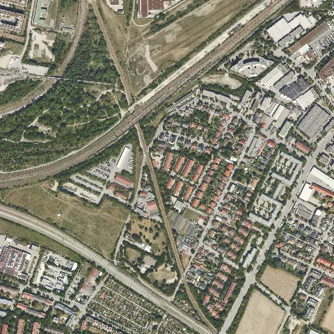 Dop40 Stadt München 32697 5334 (Bayerische Vermessungsverwaltung)