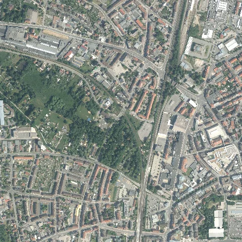 Dop40 Stadt Weiden I.d.opf. 32727 5507 (Bayerische Vermessungsverwaltung)