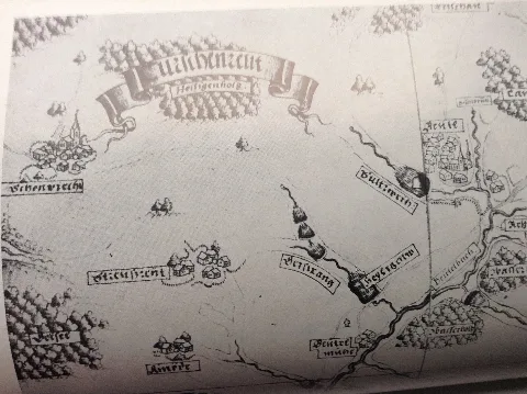 Dorf Und Burg Schönficht, Teilansicht Der Pfarrei Beidl