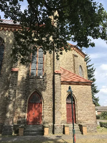 Dorfkirche Friedersdorf Chor Südansicht