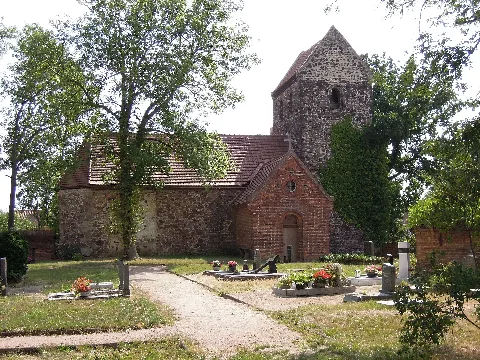 Dorfkirche Köckern Nordansicht August 2022