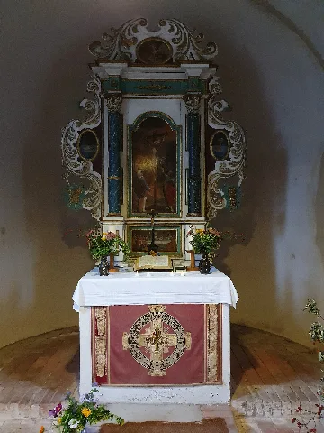 Dorfkirche Neuendorf (Fläming) 2021 Altar