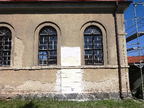 Dorfkirche Schäpe Kirchenschiff Südseite Detail
