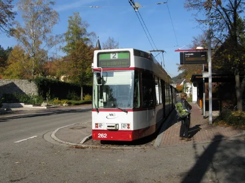 Dorfstrasse Tram Terminus, Guentersta; Geo.hlipp.de 6267