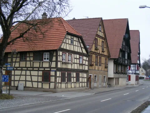 Dürrmenz Fachwerkhäuser Im Herrenwaag Geograph.org.uk 8292