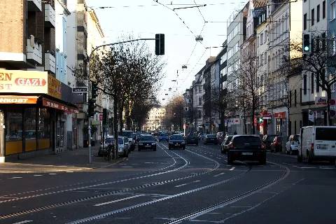 Düsseldorf Bilker Allee Friedenstraße