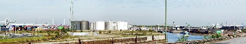 Duisburg Ruhrorter Häfen Panorama