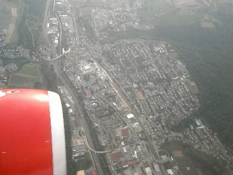 Ebersbach Fils Aerial Picture Station B10 Downtown