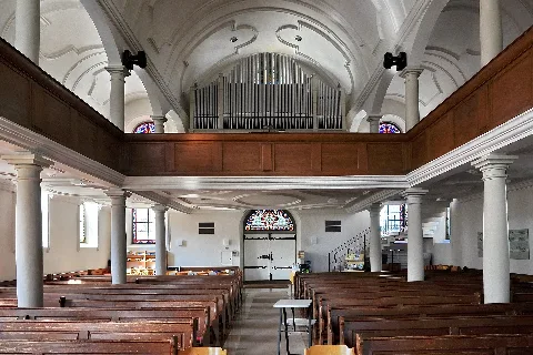 Eglisau Reformierte Kirche, Chilengass Innenansicht 2011 09 21 12 32 50 Shiftn