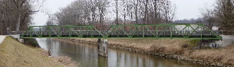 Ehemalige Eisenbahnbrücke Über Die Mangfall Rosenheim 2