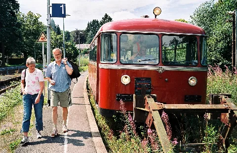 Eifel Changing Trains In Kaisersesch