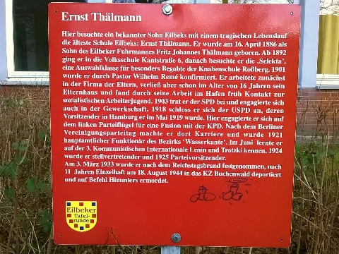Eilbeker Tafelrunde O. Nr. Ernst Thälmann