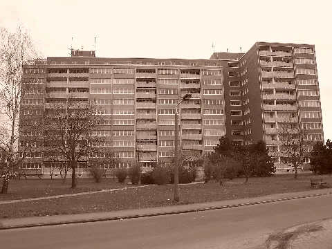 Eilenburg Hochhaus Sepia