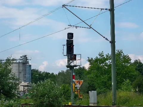 Einfahrsignal Meckesheim Zeigt Ks 2 Mit Zs 3V Kennzahl 2