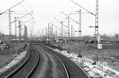 Einfahrt Bahnhof Kehl
