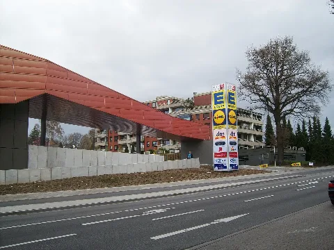 Einfahrt Zu Den Parkplätzen Panoramio