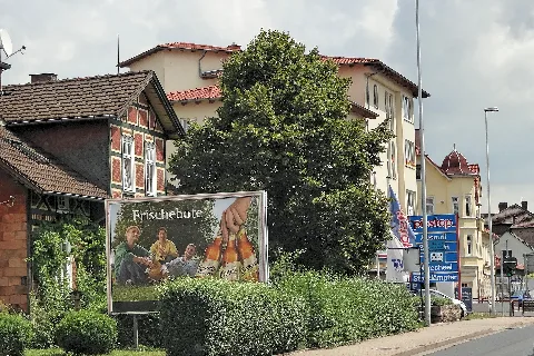 Eisenach, Rennbahn Ampelkreuzung Grüner Baum 2014