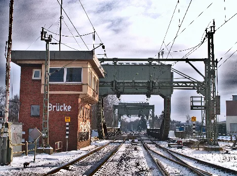 Eisenbahn Schwingbrücke Oldenburg