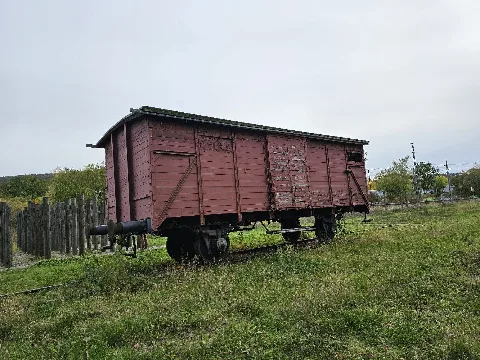 Eisenbahnwagon In Der Kz Gedenkstätte Hessental