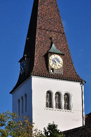 Elgg Reformierte Kirche Mit Pfarrhaus, Lindenplatz 2011 09 20 17 21 40 Shiftn