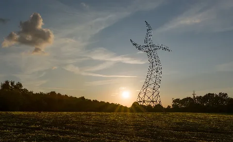 Emscherkunst Tanzender Strommast Zauberlehrling 03
