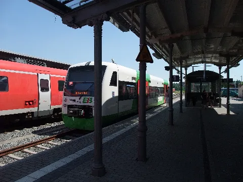 Erfurter Bahn Vt 008 In Muehlhausen Thuringia