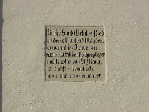 Erinnerungstafel An Der Kirchenwand Panoramio
