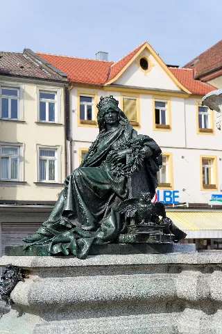 Erlangen Marktplatz Paulibrunnen 1