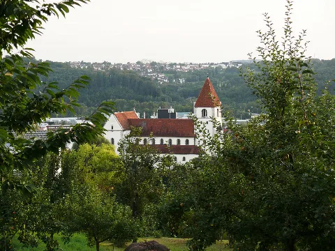 Esslingen A.n. Oberesslingen Albertus Magnus Kirche Ansicht Von Norden