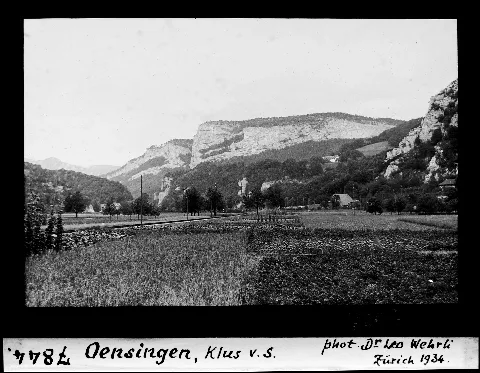 Eth Bib Oensingen, Klus, Von Süden Dia 247 07844