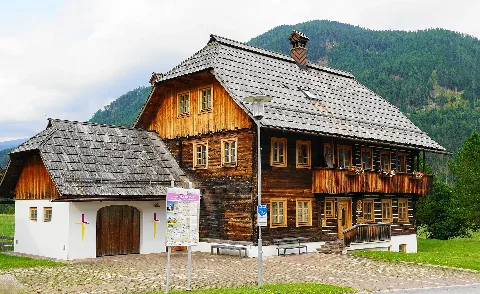 Protestant vicarage, Wiedweg No. 12, parish of Ebene Reichenau, Carinthia, district Feldkirchen, Austria, European Union
