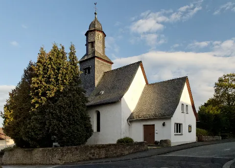 Evangelische Kirche In Huettenberg Rechtenbach, Von Nordwesten