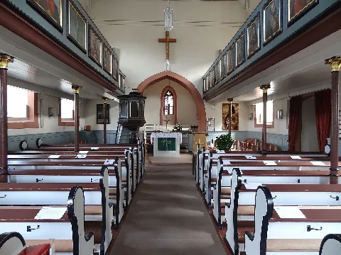 Evangelische Kirche Reiskirchen, Blick Nach Osten 01