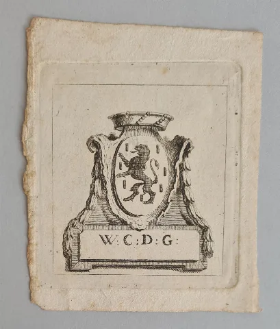 Exlibris Wolfgang Charles De Gingins
