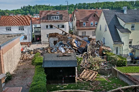 Explosion Wohnhaus Heidenheim 1