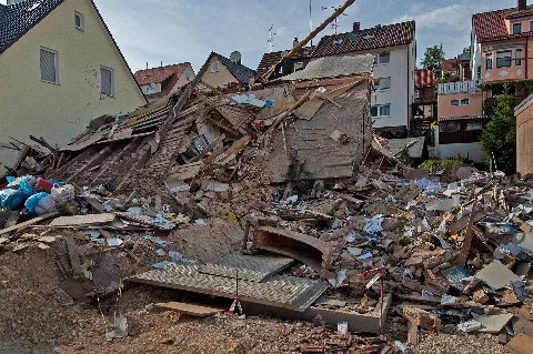 Explosion Wohnhaus Heidenheim 2