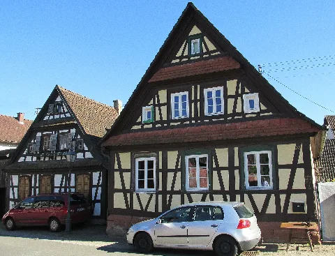 Fachwerkhäuser In Der Hauptstraße Von Dierbach Panoramio