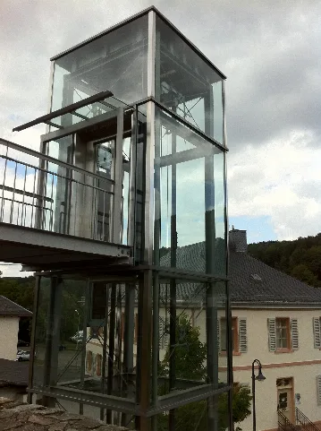 Fahrstuhl Hunsrück Nahe Burg Nohfelden.