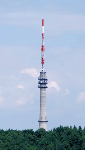 Fernsehturm Waldenburg Friedrichsberg 2012