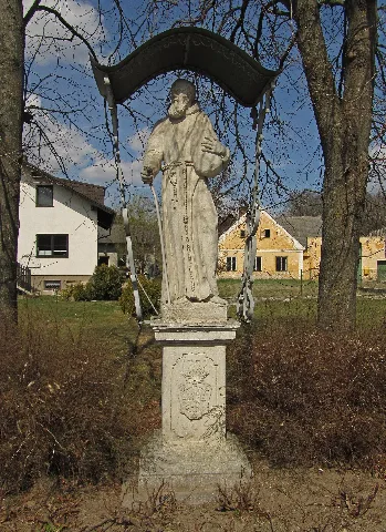 Figurenbildstock Hl. Felix Von Cantalice In Grafenschlag