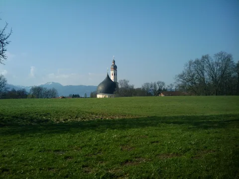 Filialkirche St. Johann Baptist Und Heiligkreuz, Westerndorf Am Wasen, Rosenheim Panoramio