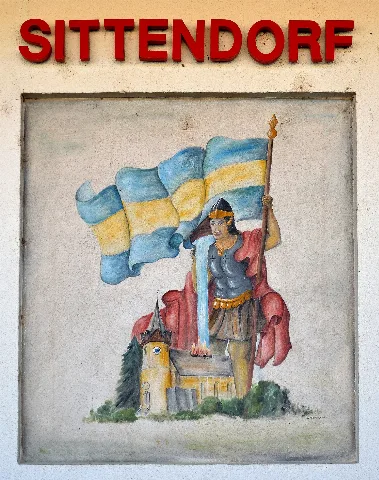 Fire Station Sittendorf, Painting Of Saint Florian