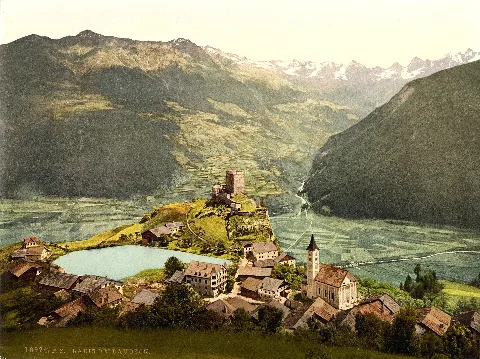Flickr …Trialsanderrors Laudeck Castle Near Ladis, Tyrol, Austria Hungary, Ca. 1900