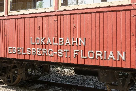 Florianerbahn Beiwagen Ep3 Beschriftung