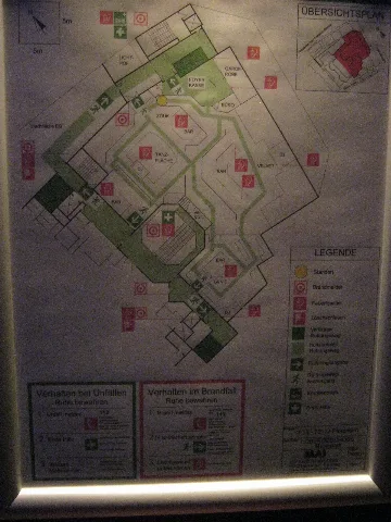 Fluchtwegplan Musikpark Pforzheim 16022013