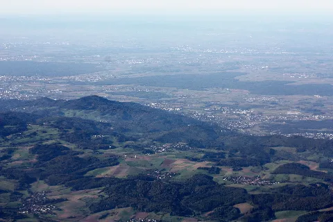 1 Flug von Frankfurt/Main nach Sofia; Start 10:12 MEZ; Landung 13:06 MEZ; Oktober 2010; rechts unten: Fankenhausen; Neutsch: links daneben; ganz unten Mitte: Ober-Modau (angeschnitten); links unten: Ernsthofen; oberhalb von Neutsch: Ober-Beerbach)
