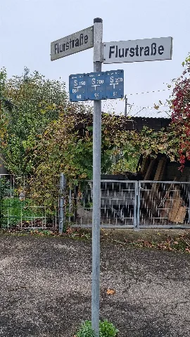 Flurstraße (Neu Ulm) Straßenschild