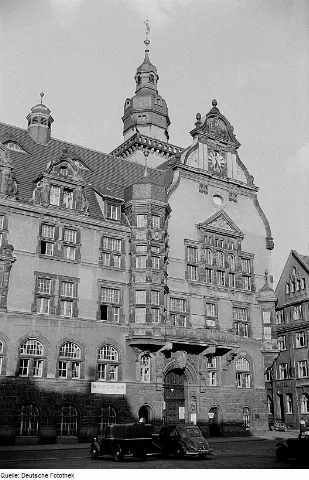 Fotothek Df Roe Neg 0006307 002 Ansicht Des Rathauses Von Werdau